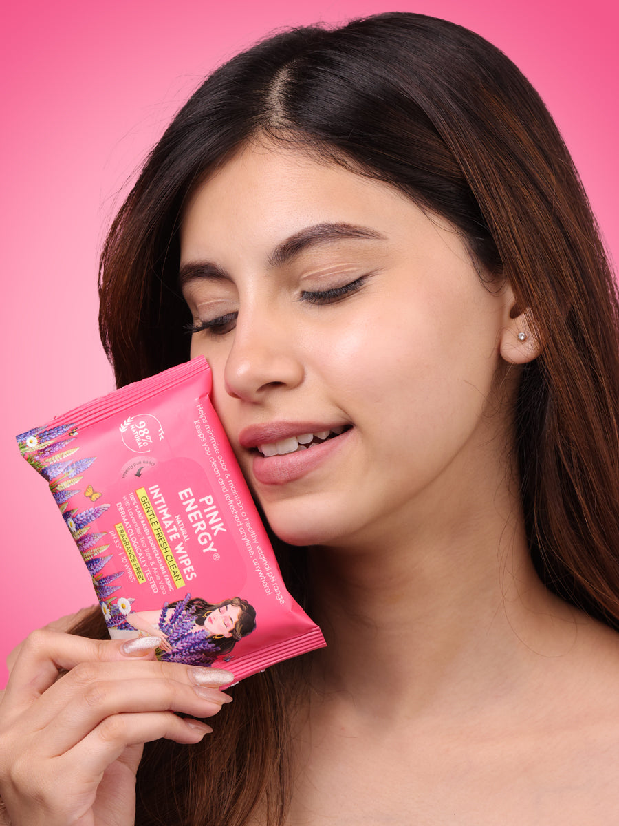 Natural Intimate Wipes Combo ( Pack of 3 )