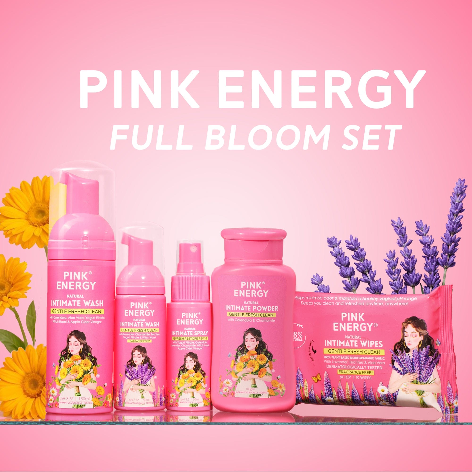 Pink Energy Full Bloom Set