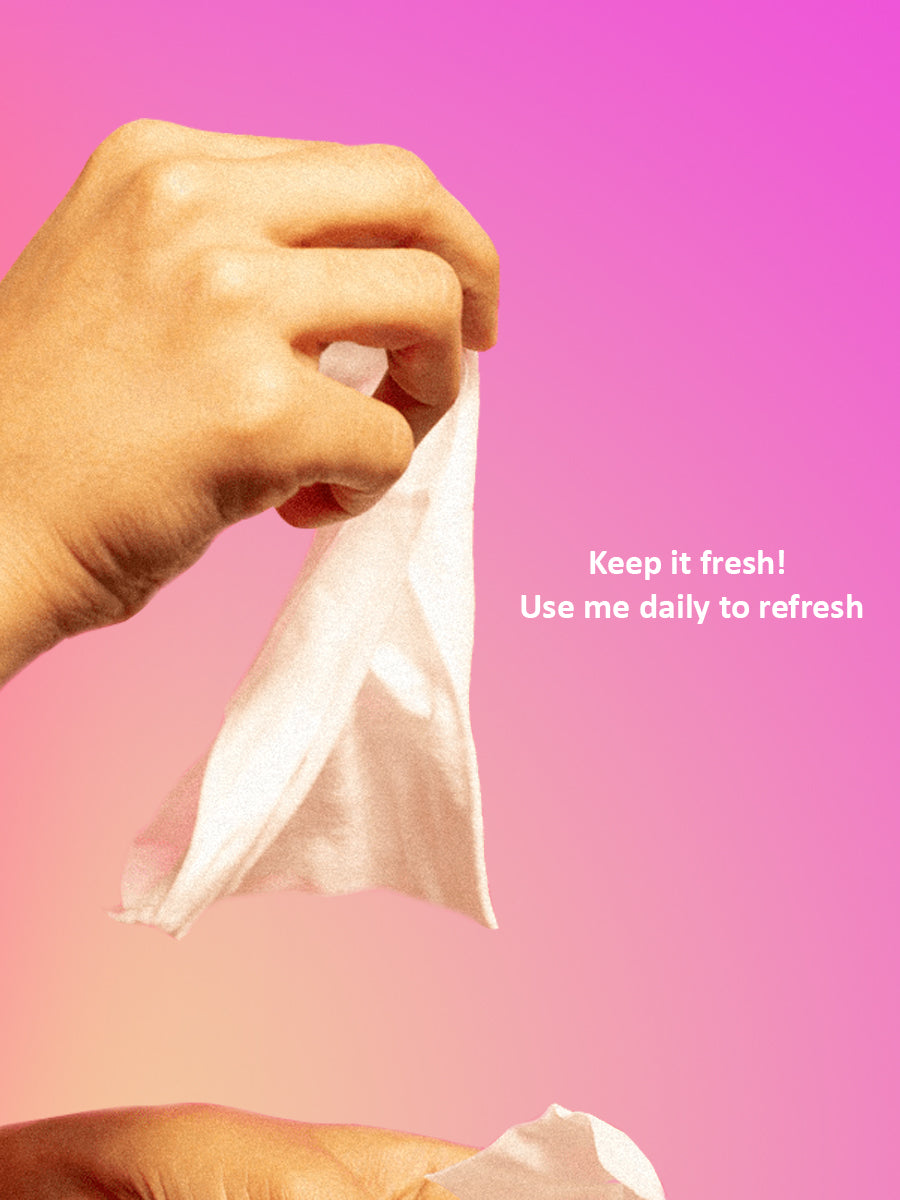 Natural Intimate Wipes 10 pcs ( Pack of 2 )